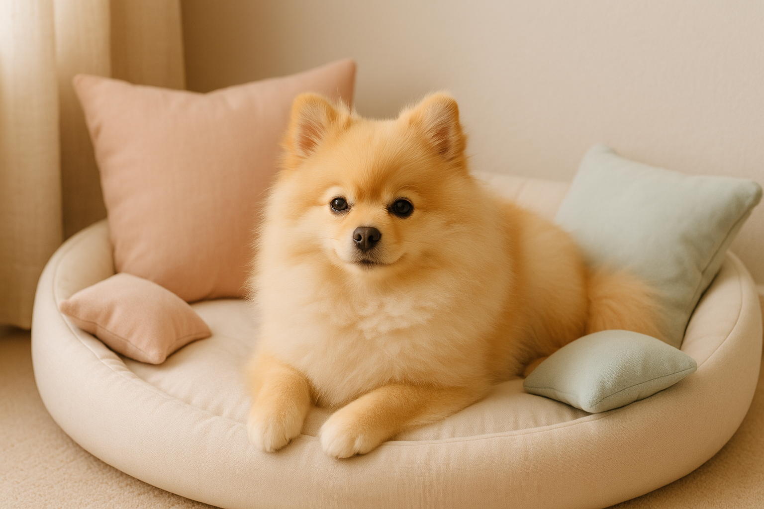 A caminha perfeita para o meu Spitz